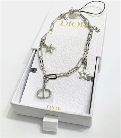 dior silver phone charm|dior talk phone bag.